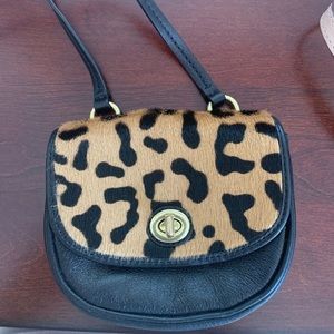 Coach cheetah crossbody